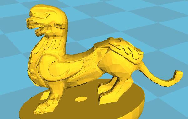 3D打印建筑模型之華表